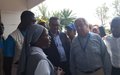 Antonio Guterres visits Mangina, the first outbreak of the Ebola epidemic in eastern DR Congo
