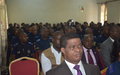 La MONUSCO renforce les capacités de 100 inspecteurs de la Police congolaise dans la sécurisation des élections