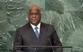 Le président de la RDC appelle l’ONU à l’aider à en finir avec « le mal sécuritaire » qui ronge son pays