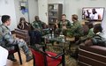 Le Nouveau commandant du Secteur opérationnel Sokola 2 rencontre les responsables de la MONUSCO