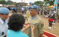 379 policiers de la MONUSCO reçoivent la médaille d’honneur des Nations unies