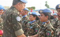 MONUSCO Force Commander awards UN Medals to Nepalese peacekeepers