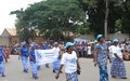 Marche des femmes à Kalemie pour célébrer la Journée internationale de la femme 2019  
