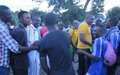 La MONUSCO célèbre la Journée internationale des Casques Bleus avec les jeunes de Kalemie
