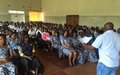 La MONUSCO échange avec les jeunes filles de Katuba sur les violences sexuelles