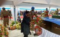 La MONUSCO rend hommage aux casques bleus morts dans le crash d’un hélicoptère