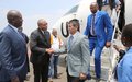 Le Vice-Président uruguayen visite le contingent uruguayen basé à Goma 