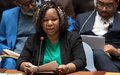 En RDC, les déploiements de force doivent s’accompagner de mesures non militaires, déclare l’envoyée de l’ONU