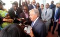 Le Secrétaire général de l’ONU clôture sa mission en RDC sur une note d’espoir