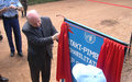 Roger Meece inaugurates a new birth center and a rehabilitated road stretch in Ituri