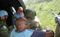 Le DDRRR sensibilise les combattants de la LRA à l’aide d’hélicoptères