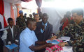 Les élèves du Centre de formation professionnelle du Nord Kivu en fin de formation 