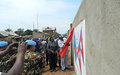 Through its Quick Impact Projects, MONUSCO builds fence for police headquarters in Beni, North Kivu
