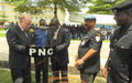 Remise d’équipements de protection par la MONUSCO aux unités d'intervention de la PNC