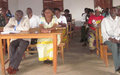 Le BCNUDH sensibilise la population de Kamanyola en préparation des élections