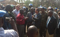 Martin Kobler in Mutarule,DRC’s South-Kivu province to comfort local population inter-ethnic clashes