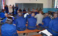 La MONUSCO forme des formateurs de la Police nationale congolaise.
