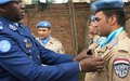 Some 140 elements of Egypt’s Formed Police Unit decorated with the United Nations medal 