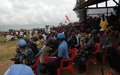 L’intervention de la Police de la MONUSCO évite  le  pire lors d'un match à Kisangani 
