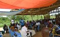 La MONUSCO explique son mandat aux habitants d’Alibuku en Province Orientale 