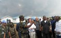 Visite de Martin Kobler au site de transit des ex-combattants des FDLR à Kisangani