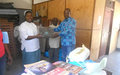 Remise de don de fournitures scolaires par la MONUSCO à la maison St. Laurent et Bakhita de Kisangan