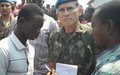 Visite du Commandant de la Force de la MONUSCO au camp des réfugiés burundais de Lusenda