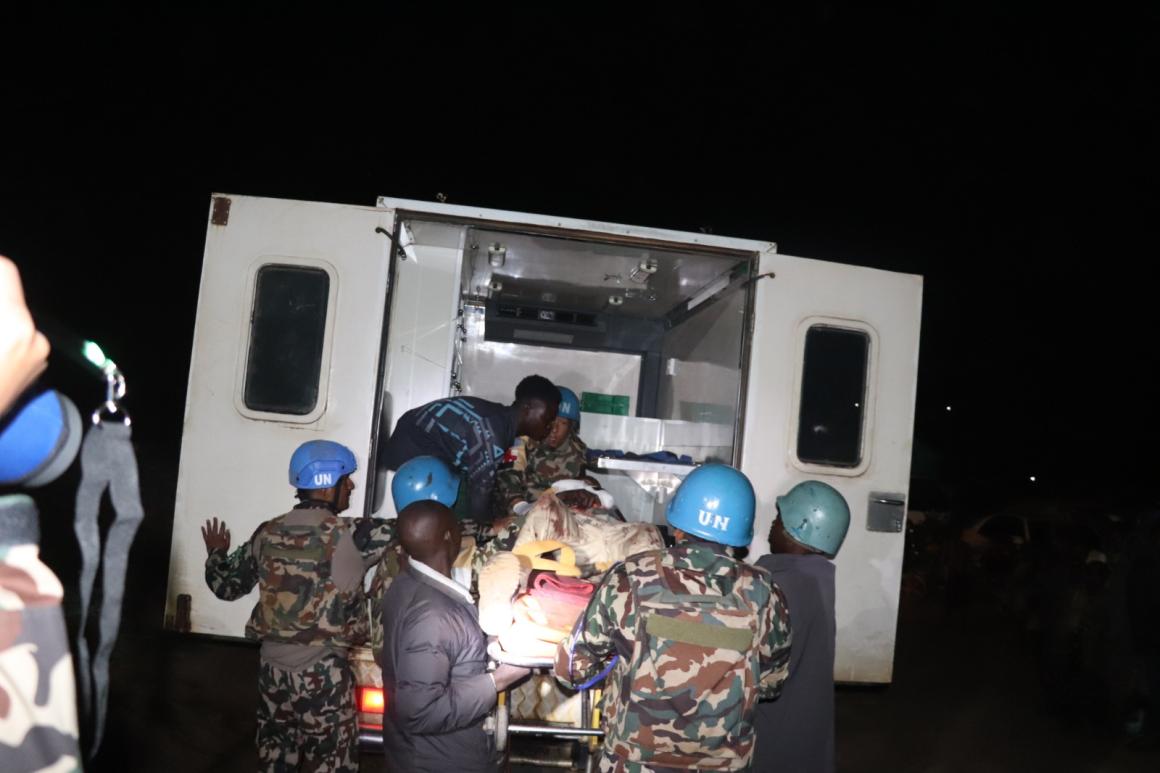 Un militaire congolais blessé a été évacué vers l’hôpital de Fataki par la MONUSCO.
