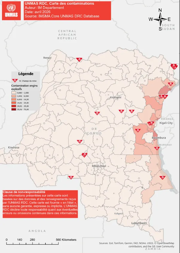 la MONUSCO ouvre un centre de formation au déminage à Beni
