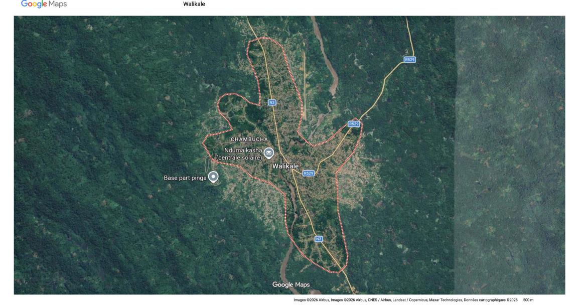 Walikale Map