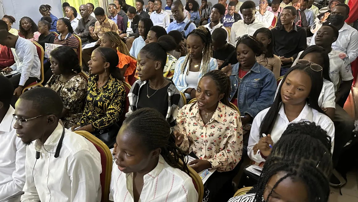 À l’Université de Kinshasa, la MONUSCO encourage les étudiants à s’intéresser à la Réforme du secteur de la sécurité