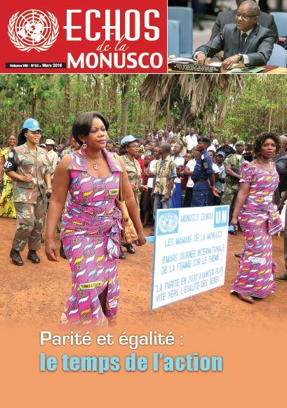 Echos de la MONUSCO n°55 cover