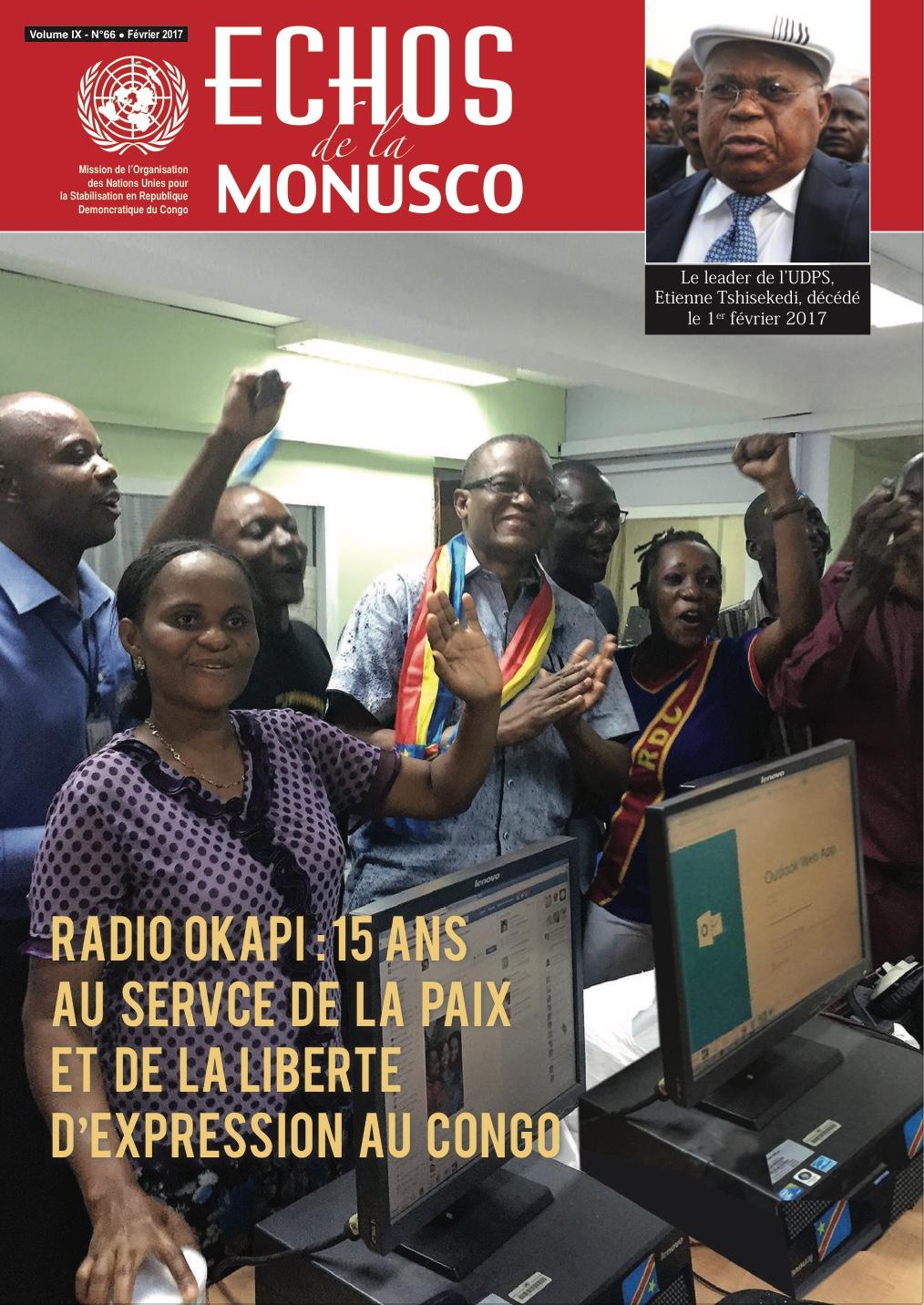 Echos de la MONUSCO n°66 cover