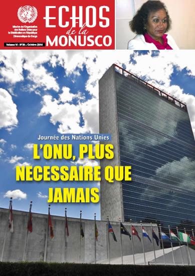 Echos de la MONUSCO n°39 cover
