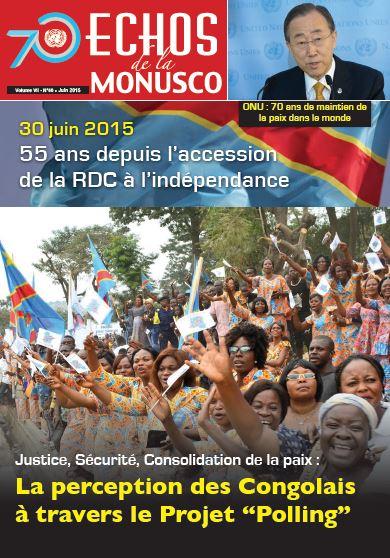 Echos de la MONUSCO n°46 cover