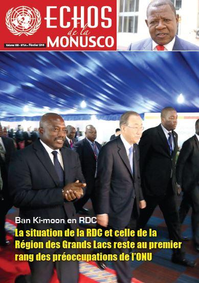 Echos de la MONUSCO n°54 cover
