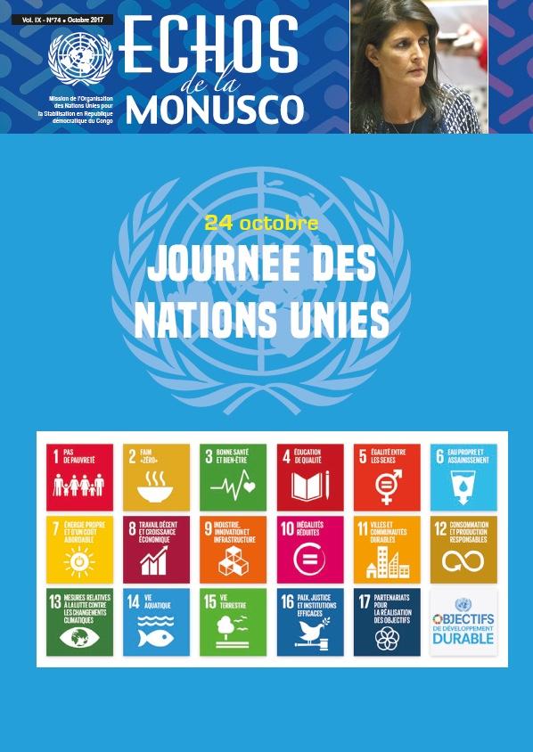 Echos de la MONUSCO n° 74 cover