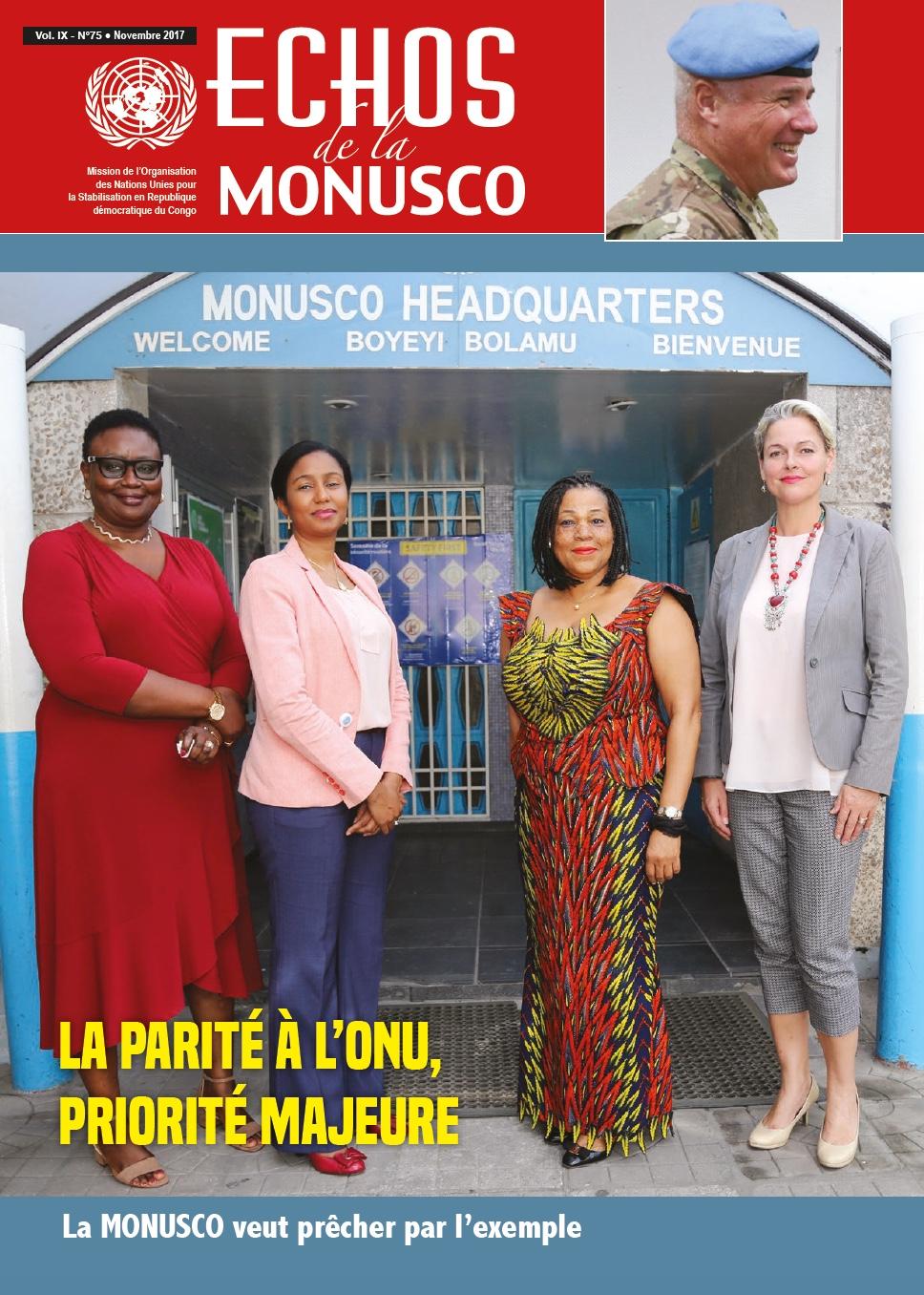 Echos de la MONUSCO n° 75 cover