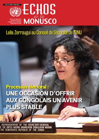 Echos de la MONUSCO n° 83 cover