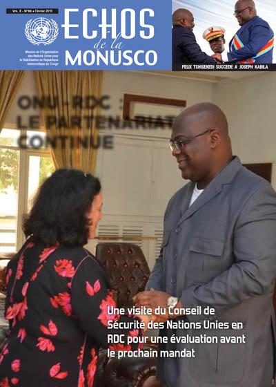 Echos de la MONUSCO n° 86 cover