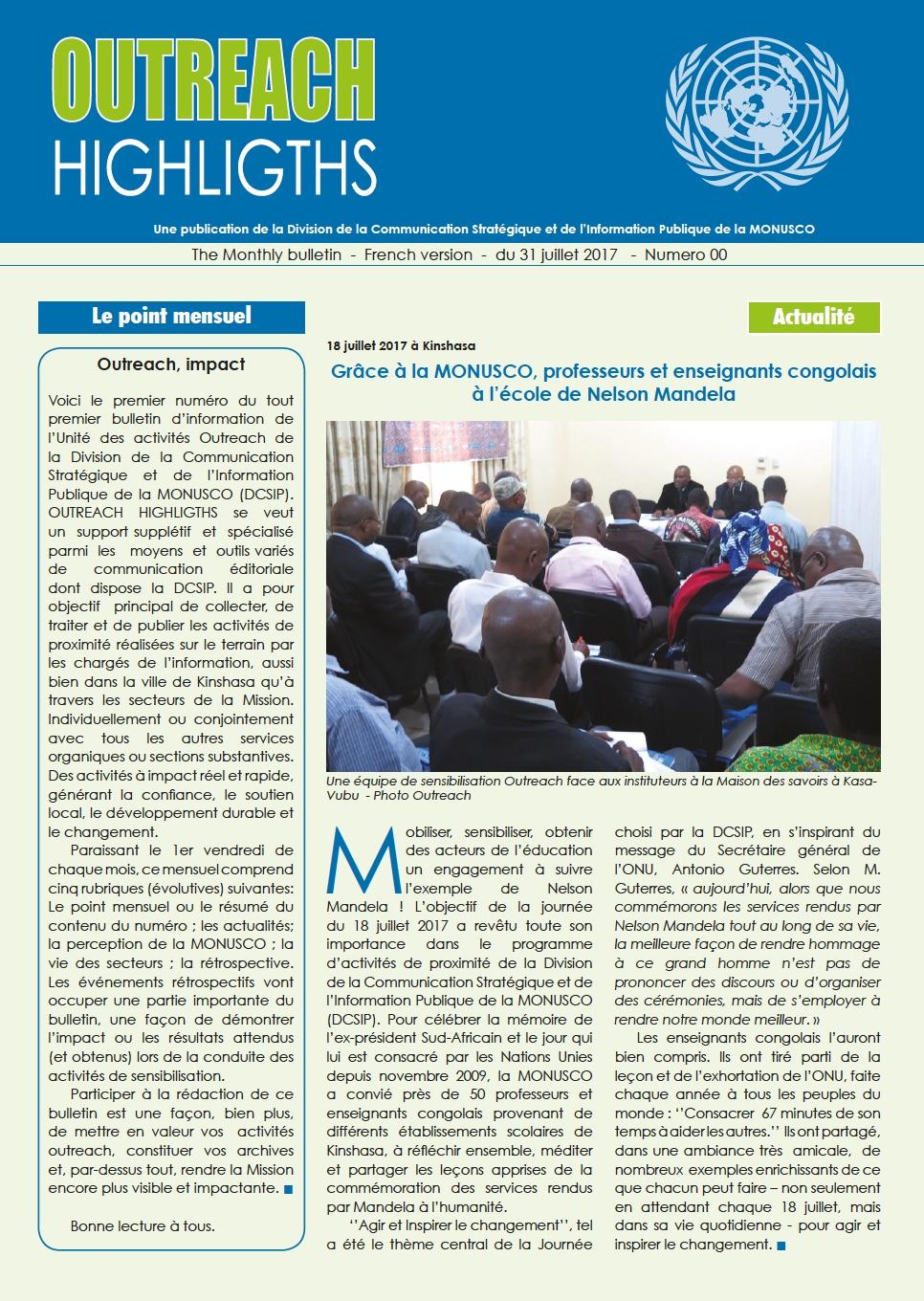 Outreach Highlights nº 00